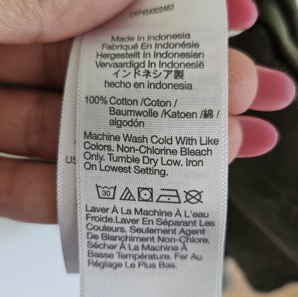 Madewell Green Lightspun Belted Safari Romper NWOT - Picture 8 of 8